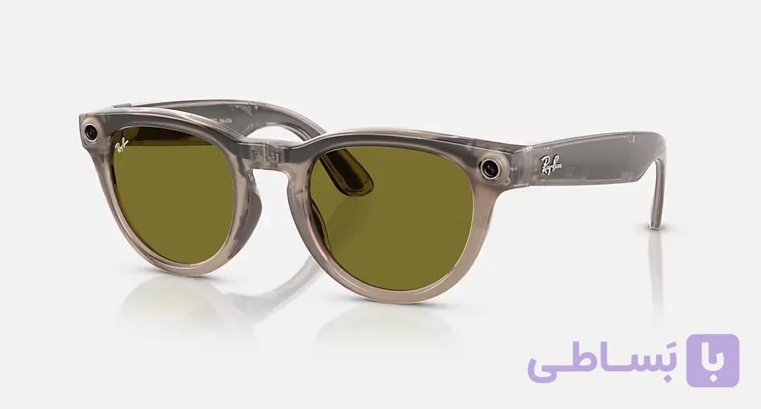 عینک هوشمند Ray‑Ban Meta Headliner – Shiny Warm Stone /Clear/Dark Green Transitions Size 51 — تصویر 1