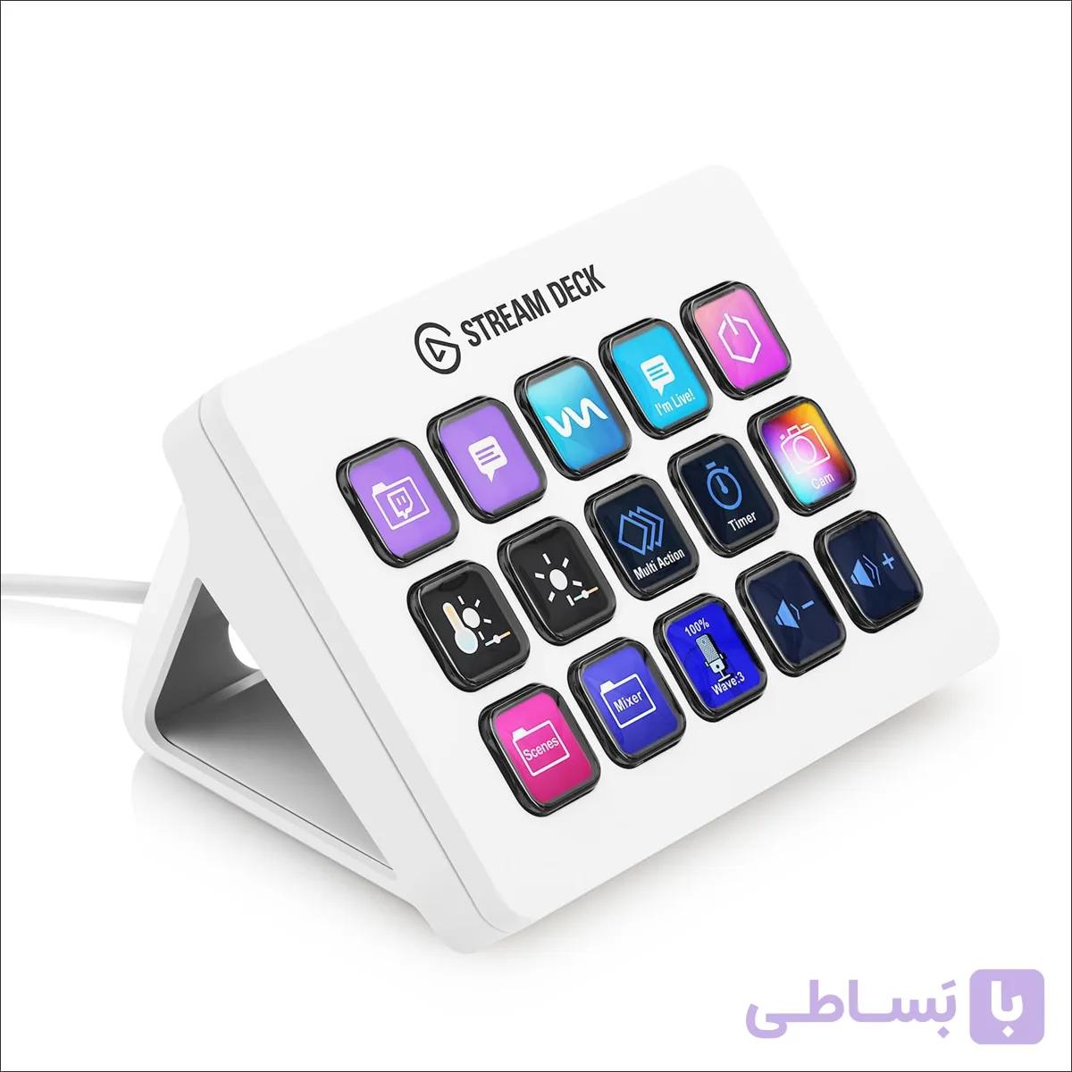 استریم دک الگاتو Elgato Stream Deck MK.2 – سفید — تصویر 1