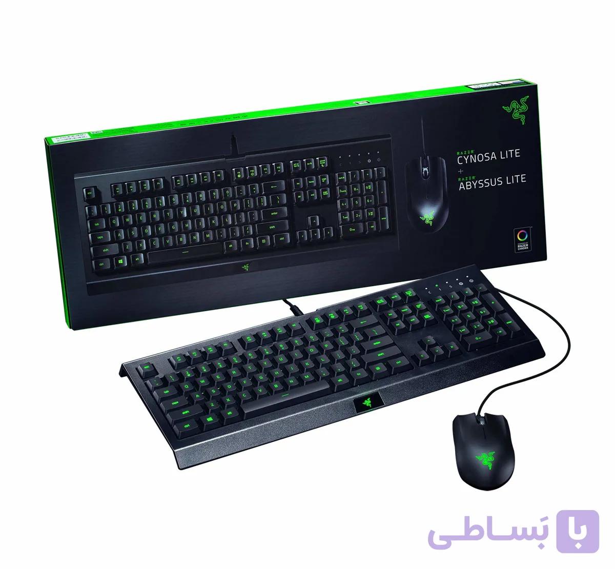 کیبورد و ماوس مخصوص بازی ریزر مدل Cynosa Lite Abyssus — تصویر 1