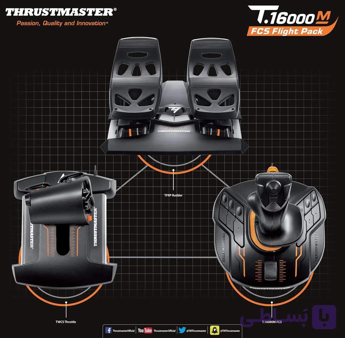 سیستم پرواز Thrustmaster T.16000M FCS — تصویر 1