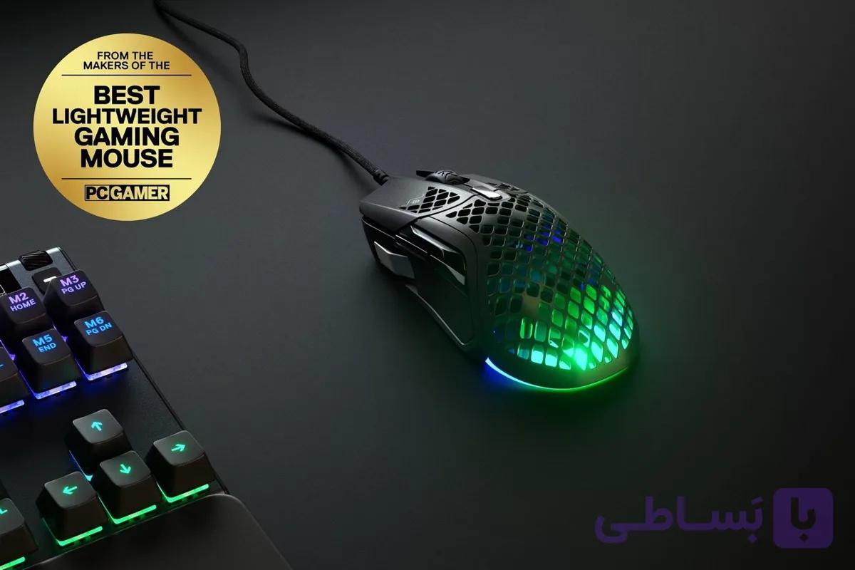 موس گیمینگ باسیم SteelSeries Aerox 5 — تصویر 1