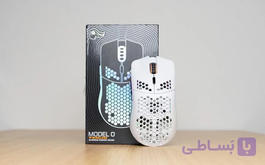 موس گیمینگ Glorious O Wireless – Matte white – جعبه باز — تصویر 1