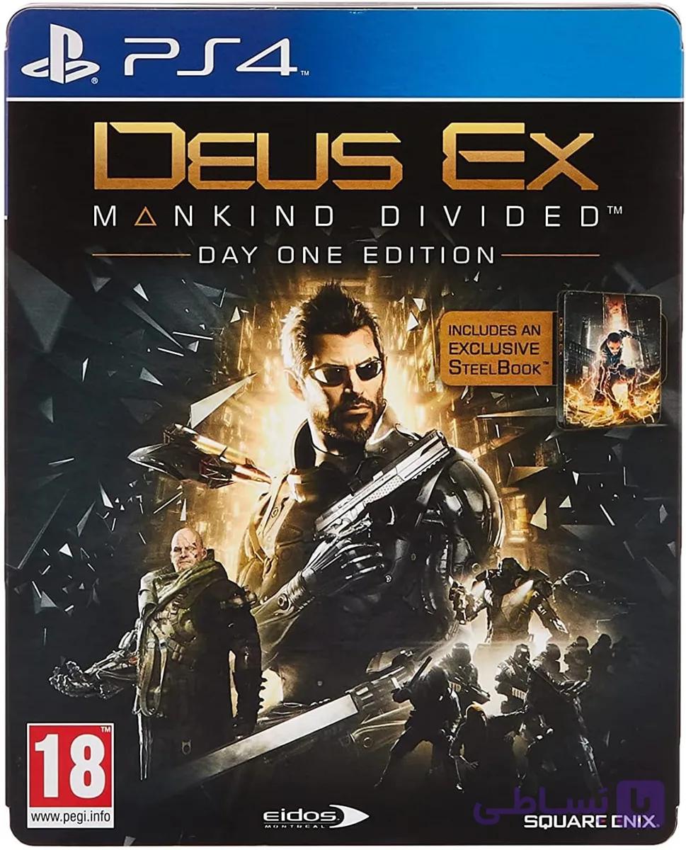 دیسک بازی Deus – Ex: Mankind Divided Day One Edition (Steel Book) برای ps4 — تصویر 1