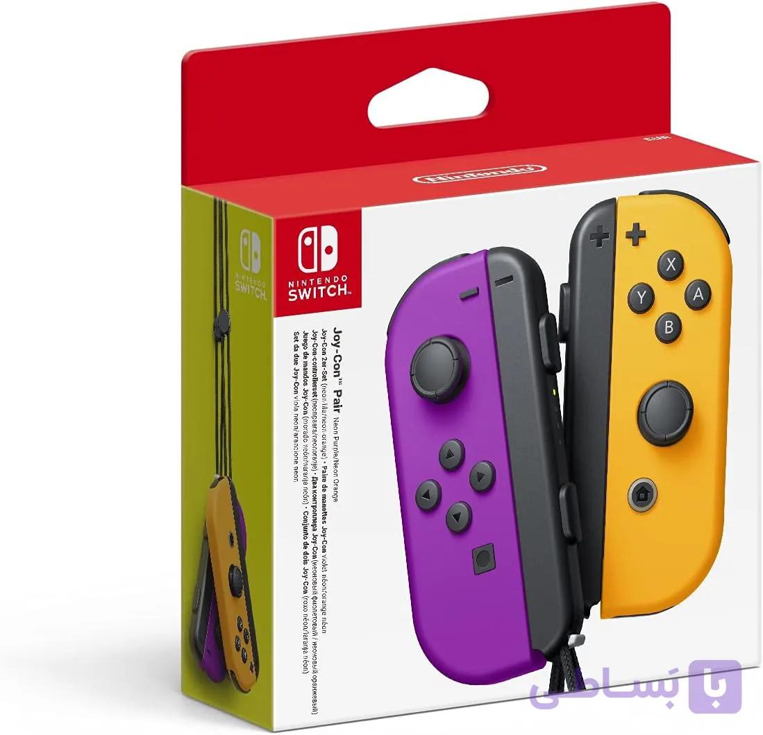 کنترلر Joy-Con Pair مخصوص Nintendo Switch – بنفش/نارنجی — تصویر 1