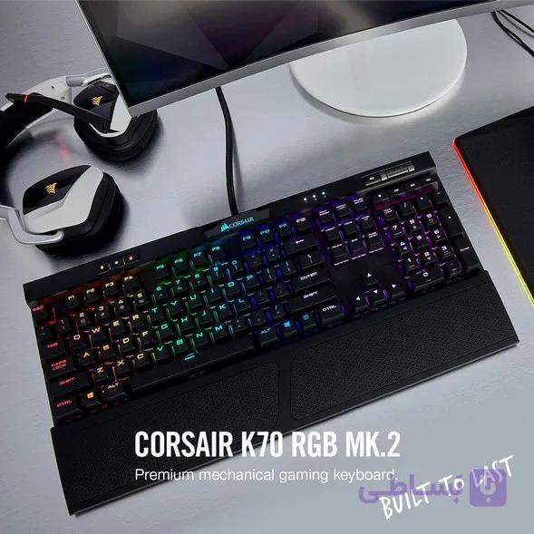 کیبورد گیمینگ کورسیر K70 RGB MK.2 — تصویر 1