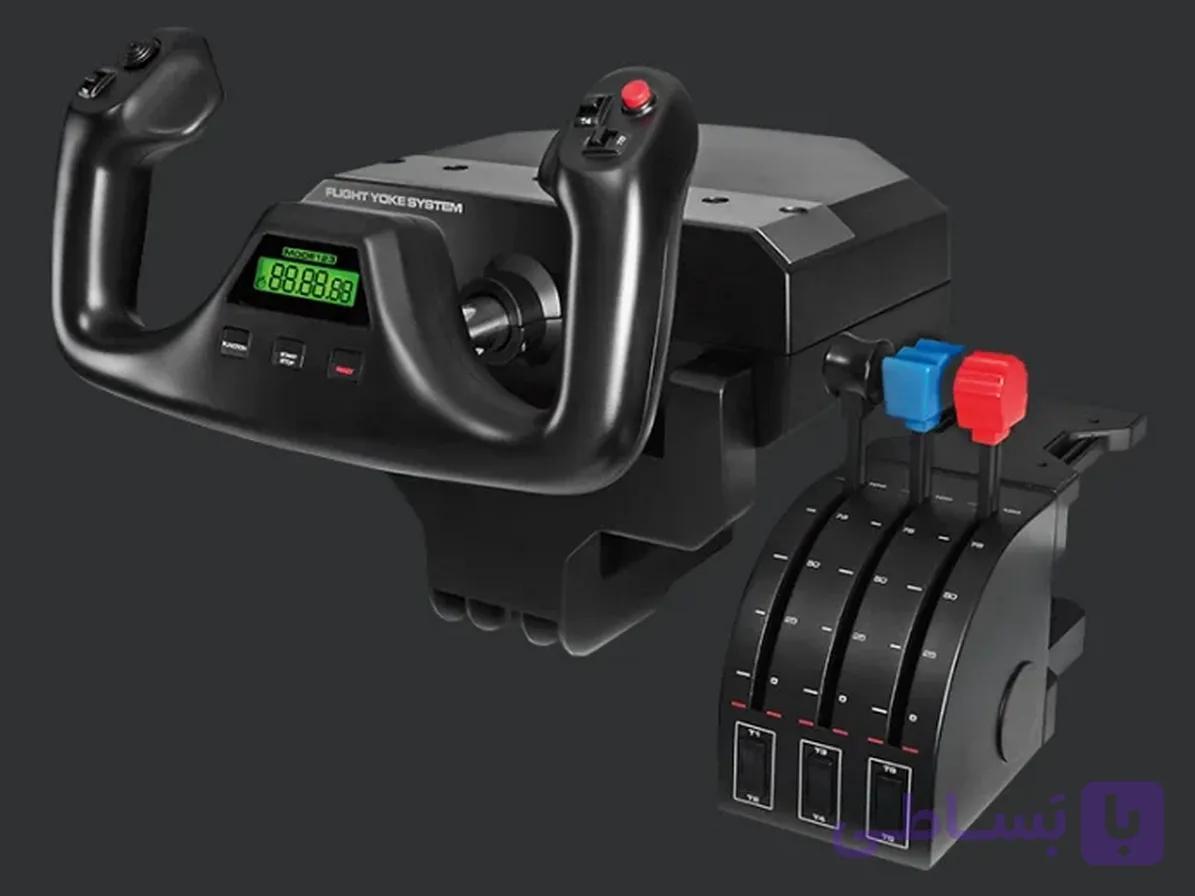 دسته بازی شبیه ساز پرواز لاجیتک FLIGHT YOKE SYSTEM — تصویر 1