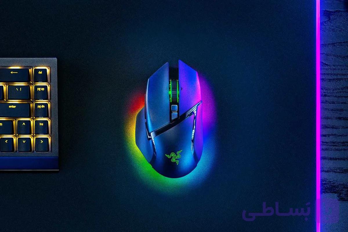 موس گیمینگ Razer Basilisk V3 Pro (سفید) — تصویر 1