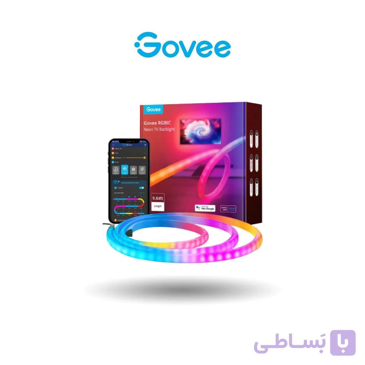 ریسه هوشمند govee RGBIC neon tv baclklight — تصویر 1
