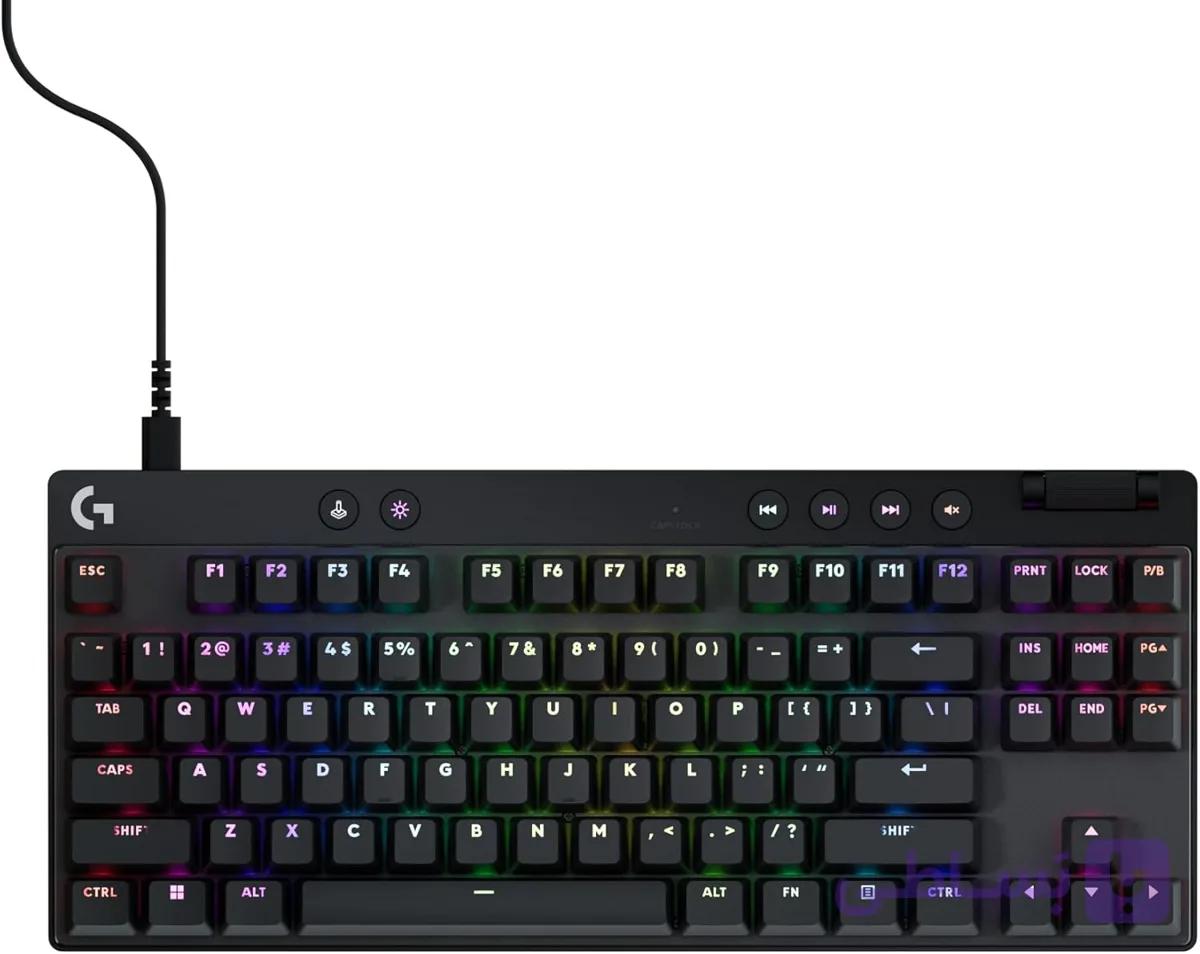 کیبورد گیمینگ لاجیتک Logitech G PRO X TKL RAPID – سفید — تصویر 1