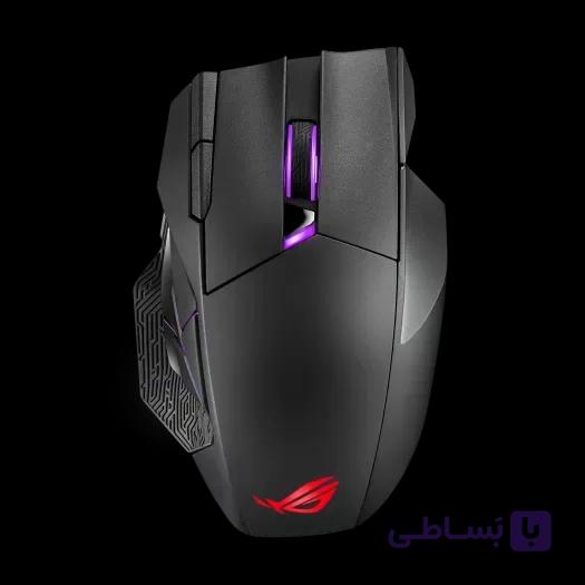 موس گیمینگ بی سیم به همراه استند شارژ Asus ROG Spatha X — تصویر 1