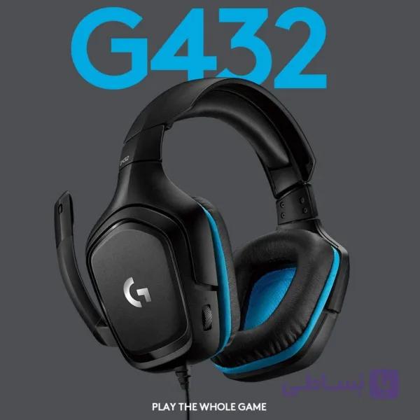 هدست مخصوص گیم لاجیتک مدل G432 — تصویر 1