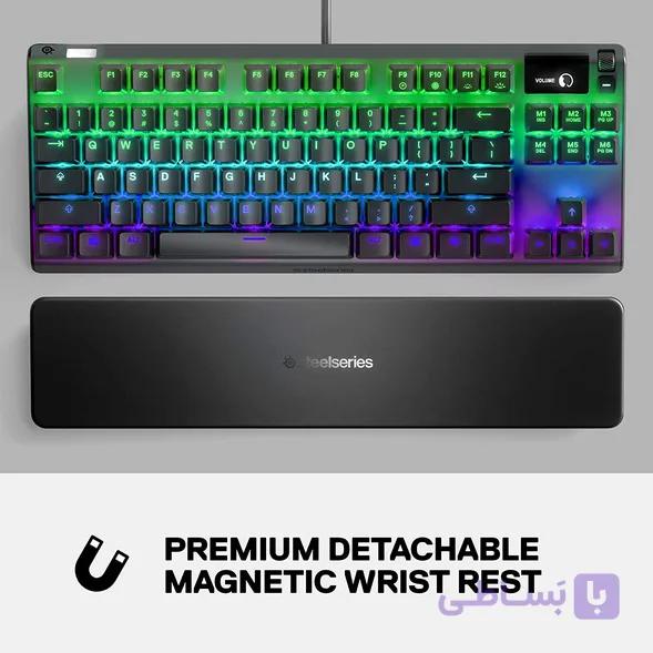 کیبورد گیمینگ استیل سریز APEX 7 TKL — تصویر 1