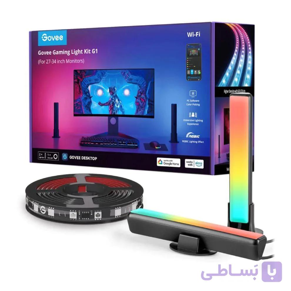 نور پس زمینه و لایت بار مانیتور Govee Gaming Light Kit G1 for 27-34-Inch — تصویر 1