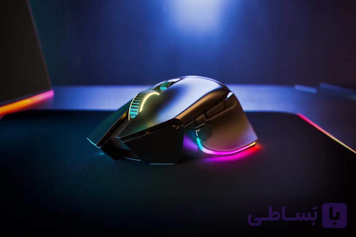موس گیمینگ ریزر Razer Basilisk V3 Pro 35K – White — تصویر 1
