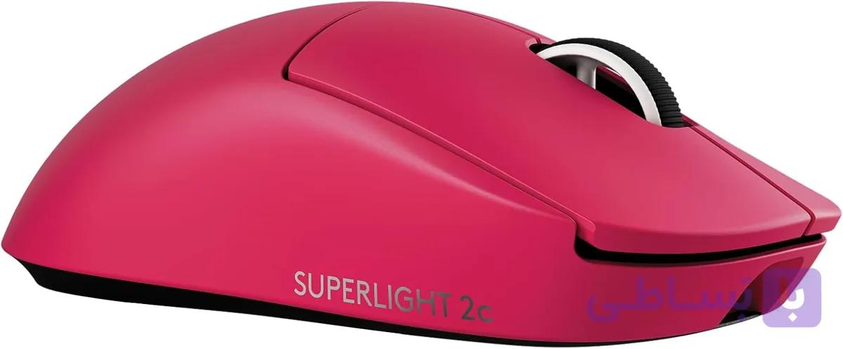 موس بی سیم سوپر لایت 2 گیمینگ لاجیتک Logitech G PRO X Superlight 2C – صورتی — تصویر 1