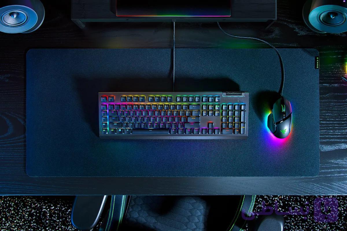 کیبورد گیمینگ ریزر Razer BlackWidow V4 X – Green Switch — تصویر 1