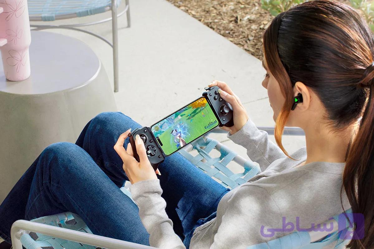 دسته بازی ریزر Razer Kishi V3 برای آیفون 15 و 16 و اندروید و PC — تصویر 1