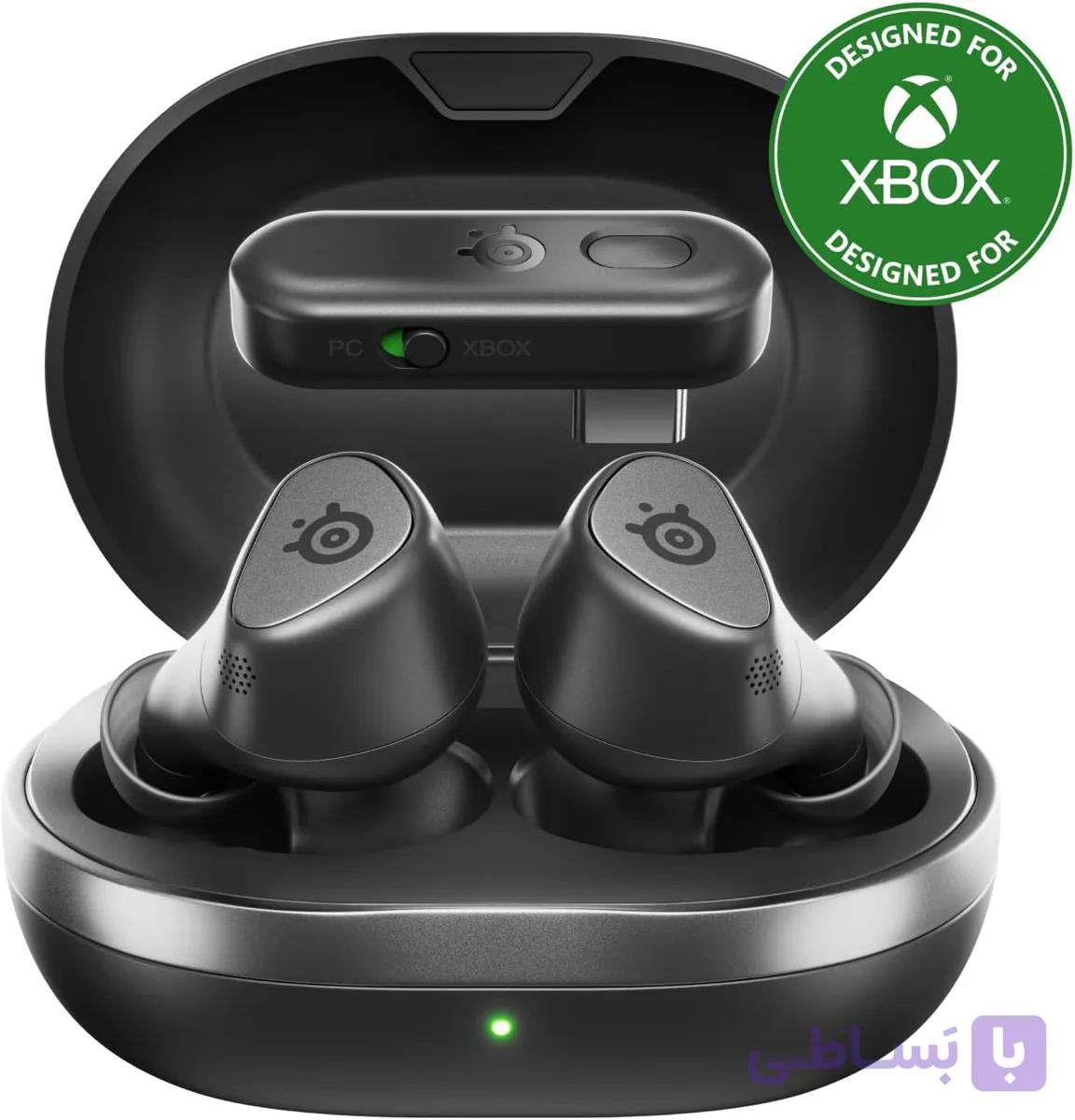 هدفون استیل سریز Arctis GameBuds™ for xbox/PC/PS5- Black — تصویر 1