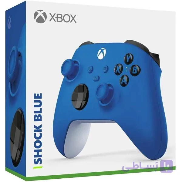 دسته بازی Xbox One Series S X رنگ Shock Blue جعبه باز — تصویر 1