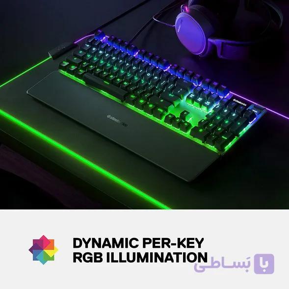 کیبورد گیمینگ SteelSeries Apex 7 — تصویر 1