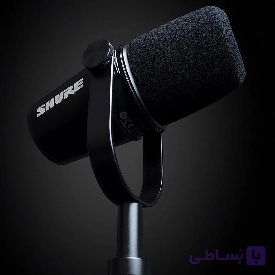 میکروفون شور  shure mv7 usb – مشکی — تصویر 1