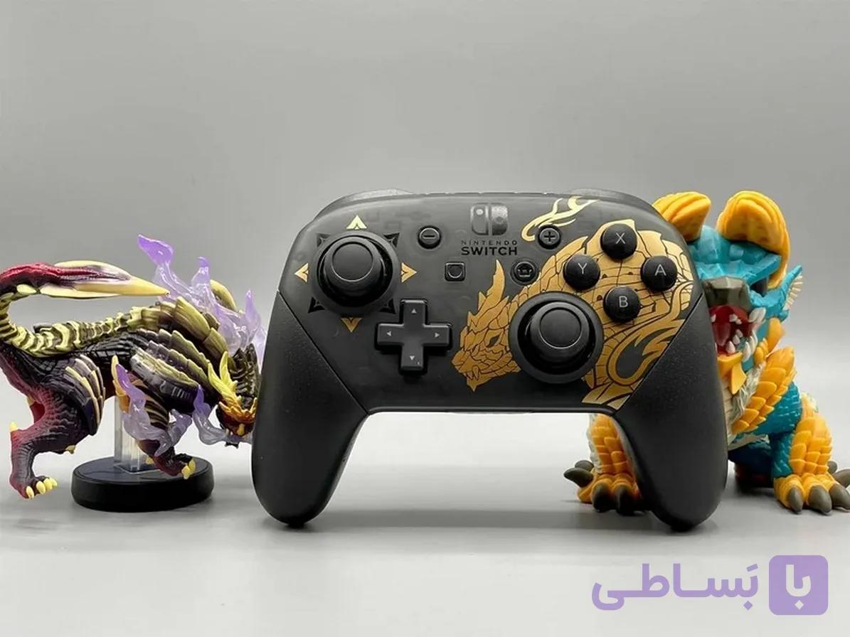 کنترلر پرو نینتندو سوییچ – طرح بازی Monster Hunter Rise — تصویر 1