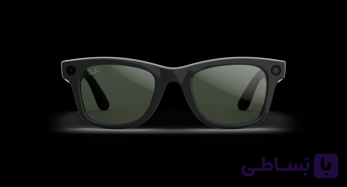 عینک هوشمند متا و ری بن RAY-BAN META Wayfarer- GEN 2 Shiny Black Clear to Graphite Green Transitions S53 — تصویر 1