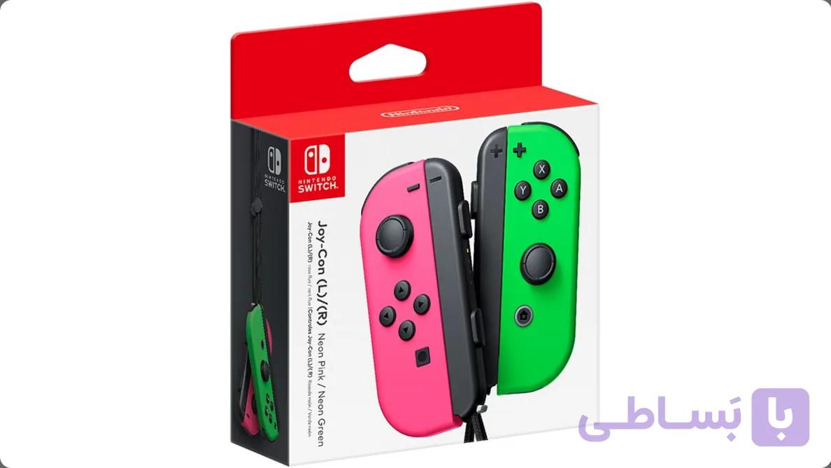 کنترلر Joy-Con Pair مخصوص Nintendo Switch –صورتی/ سبز — تصویر 1