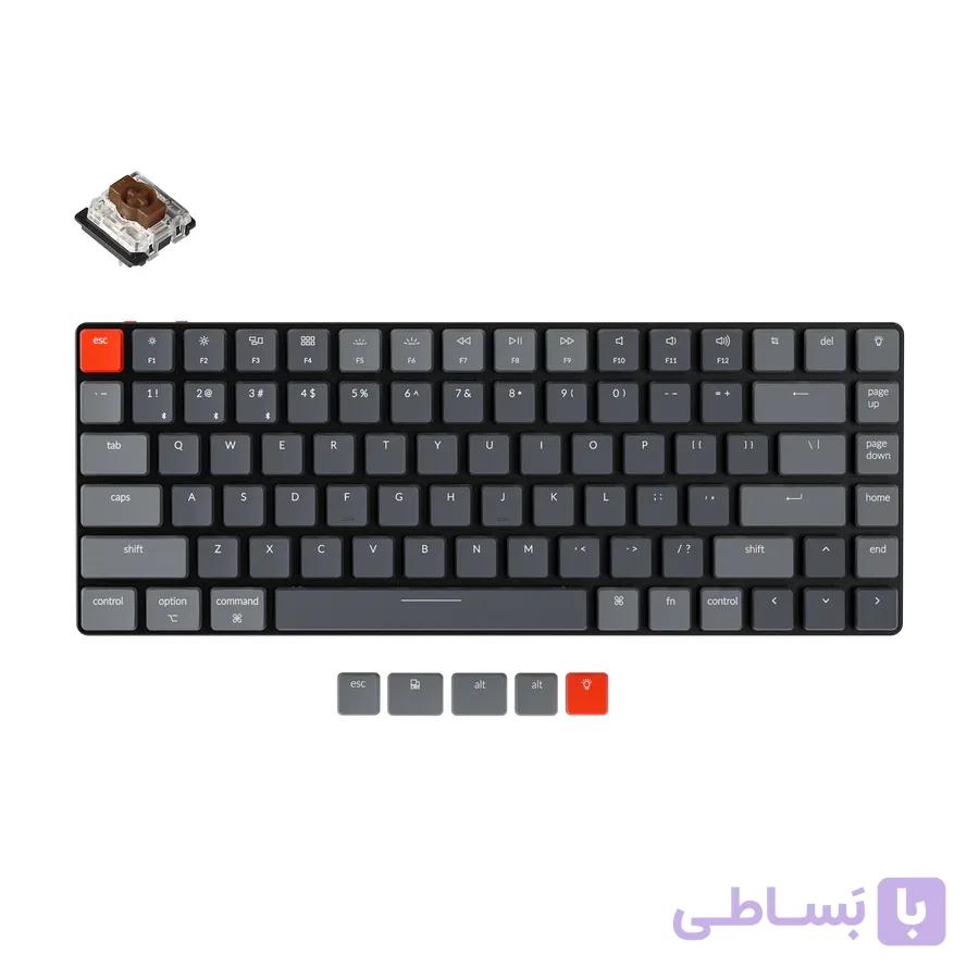 کیبورد بی سیم  Keychron K3 Ultra-slim Wireless  (Version 2) – K3-E1 — تصویر 1