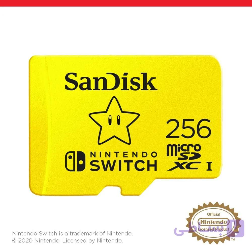 کارت حافظه SanDisk 128GB microSDXC-Card مخصوص Nintendo Switch — تصویر 1
