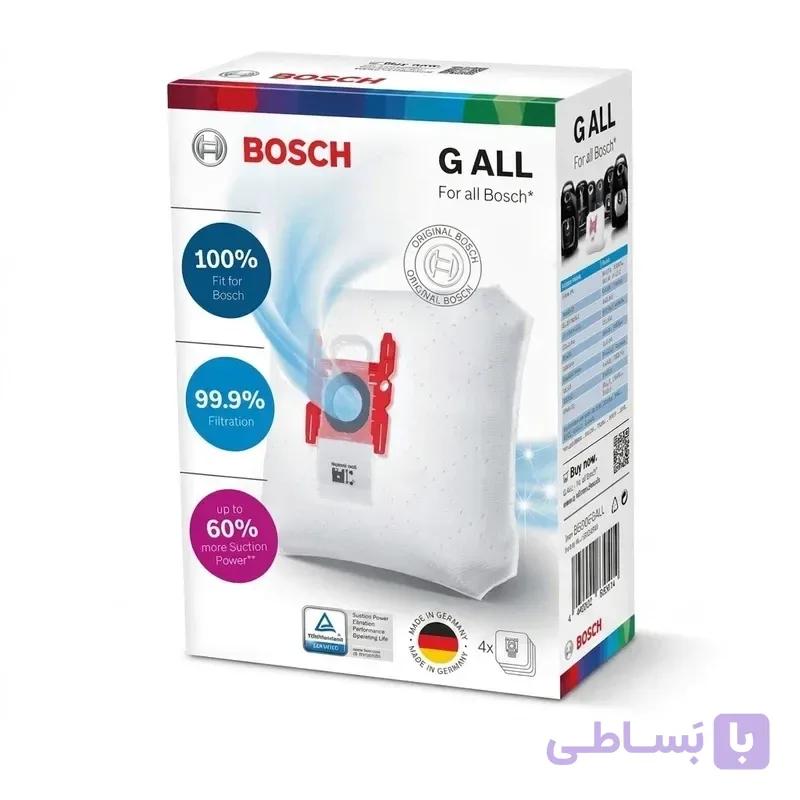 کیسه جاروبرقی بوش Type GALL کد 17000940 بسته 4 عددی — تصویر 1