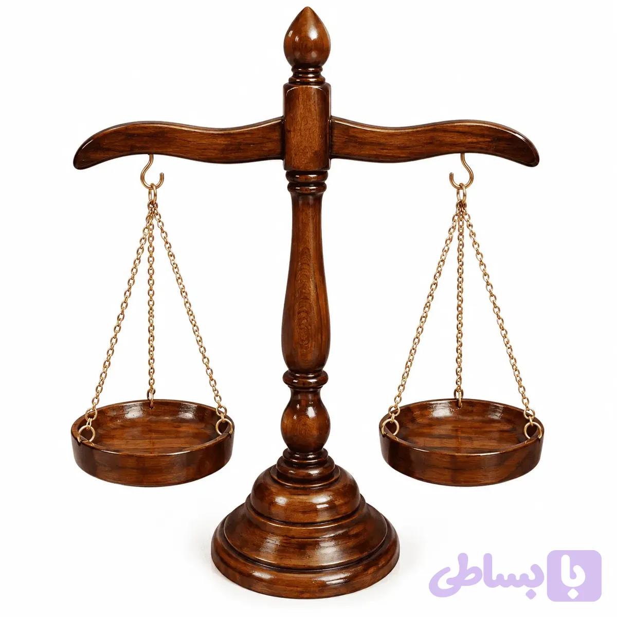 ترازوی عدالت پلی استر