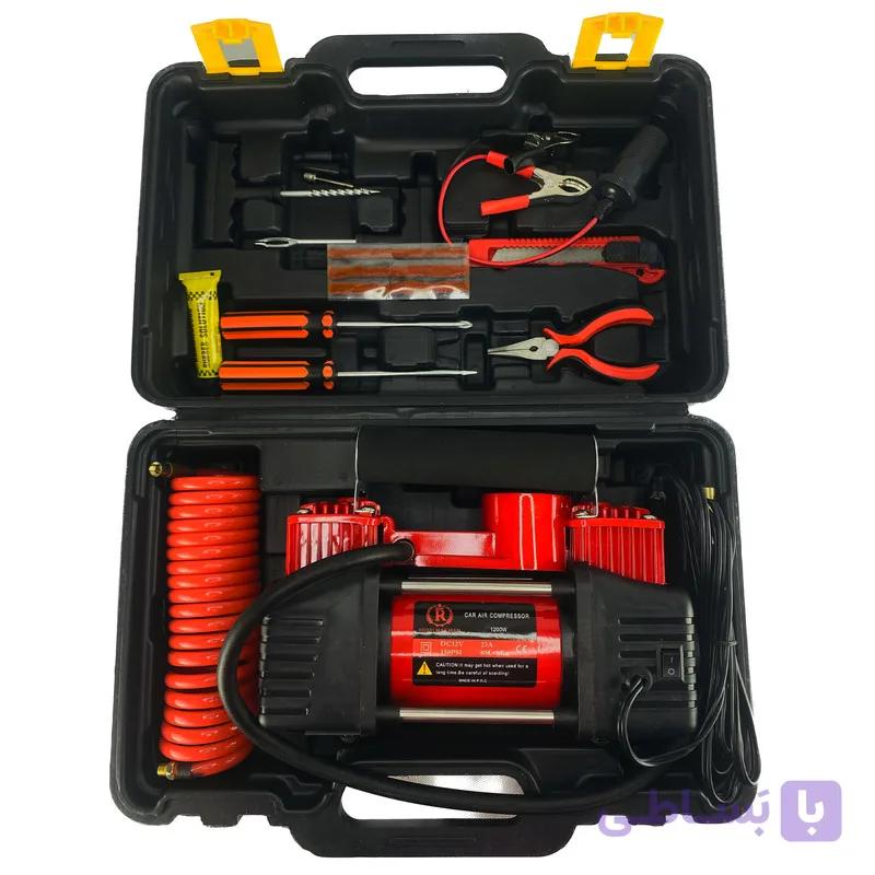کمپرسور باد فندکی رویال مکس مدل RM-12V مجموعه 15 عددی