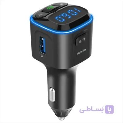 فرستنده FM و شارژر فندکی گرین لاین مدل FM Transmitter