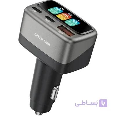 شارژر فندکی 105وات گرین لاین مدل Drive Core TFT