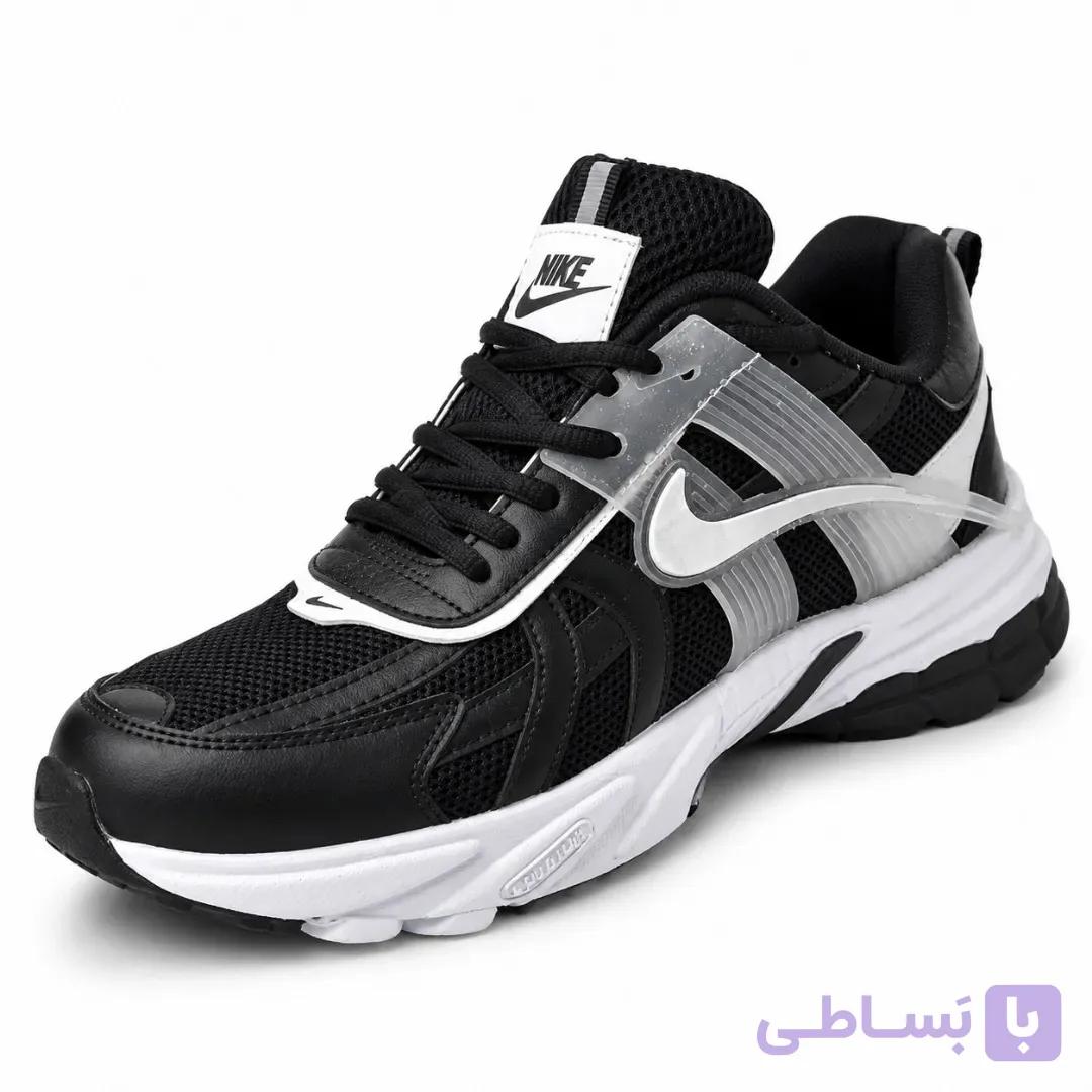 کفش اسپرت مردانه نایک V2K رنگ مشکی روزمره پیاده روی ورزشی