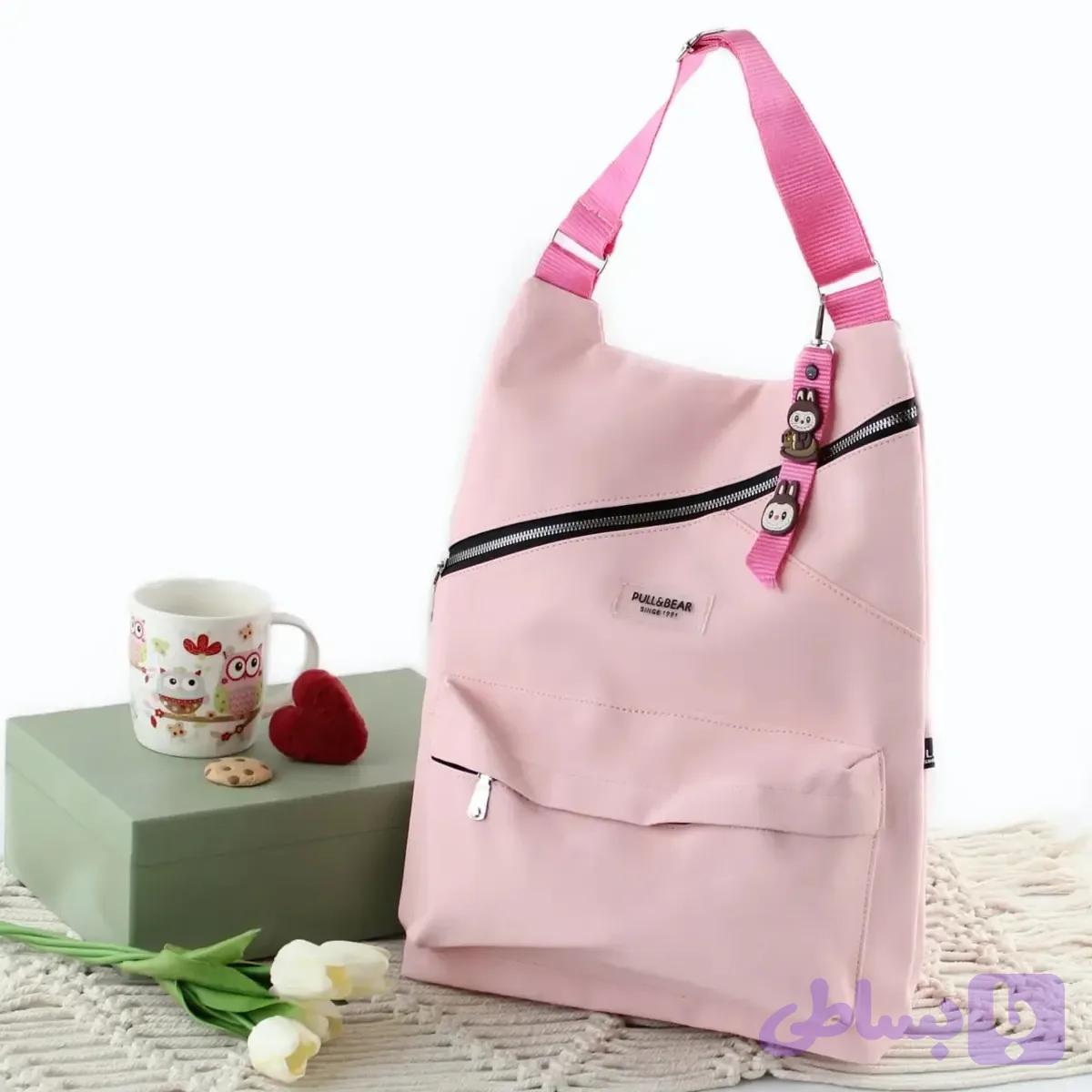 کوله پشتی چرم مصنوعی اسپرت و روزمره ابعاد 40 در 30 سانتیمتر