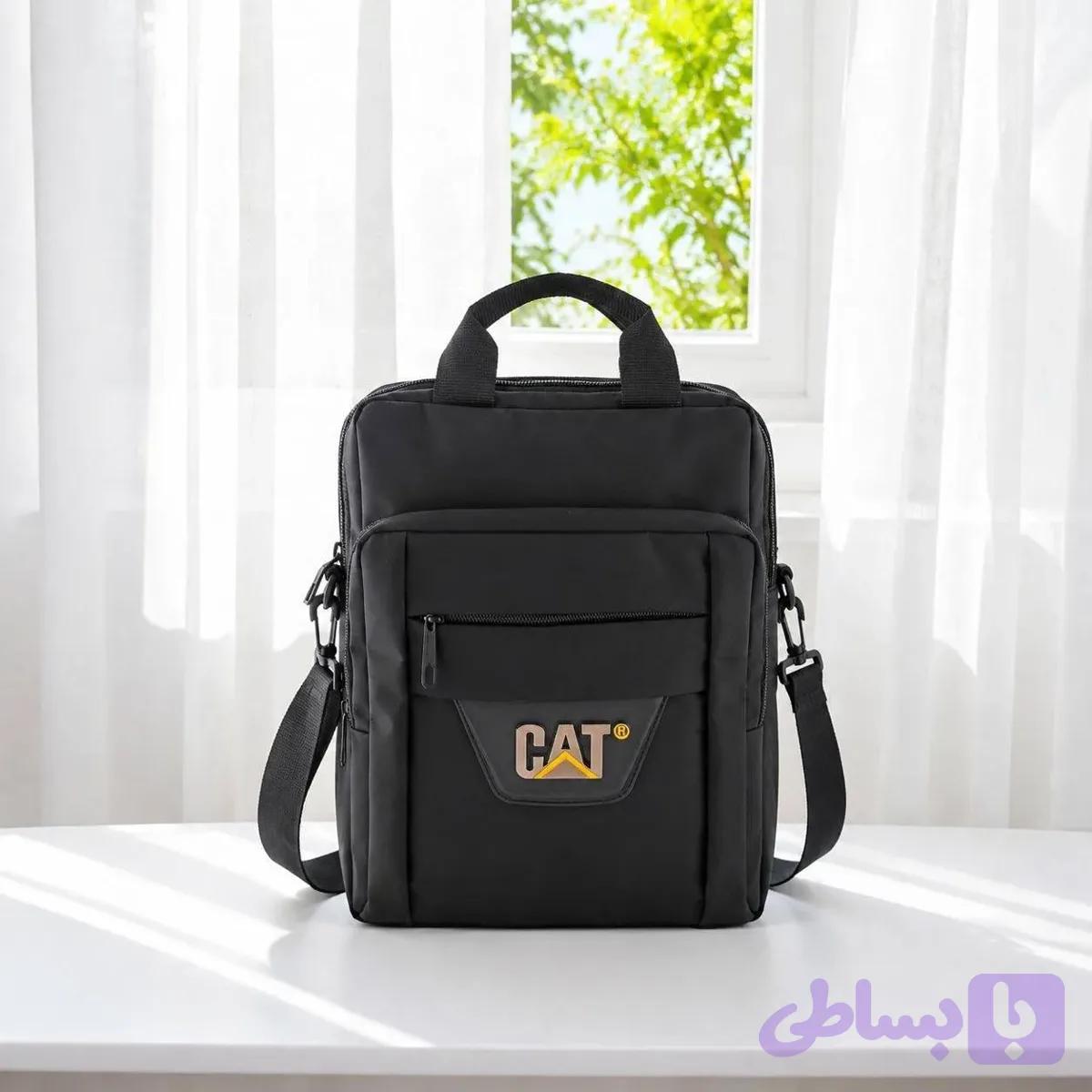 کیف اداری مردانه مشکی طرح 1