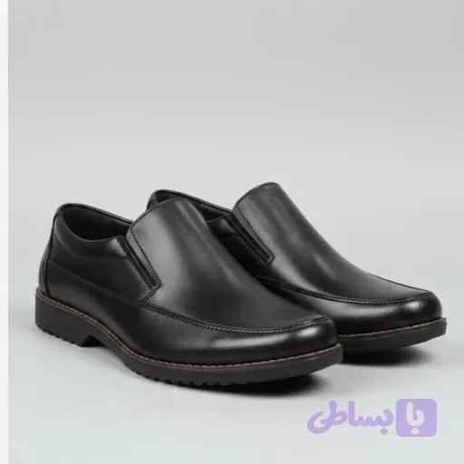 کفش چرم مردانه مدل منچستر مجلسی اداری اسپرت رویه چرم صنعتی بیاله درجه یک