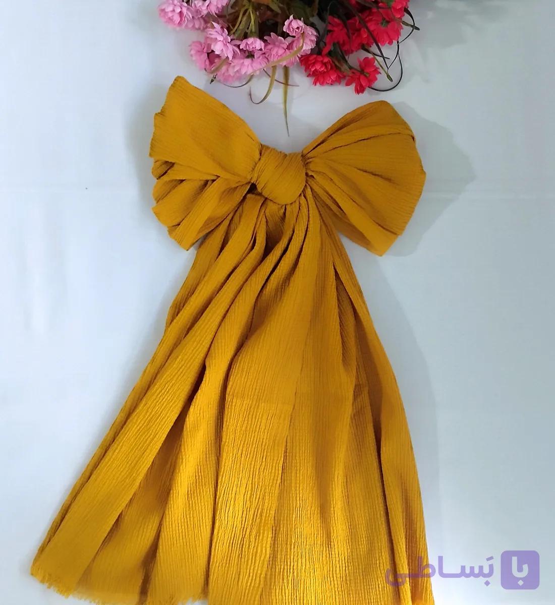 شال زنانه ساده جنس پفکی