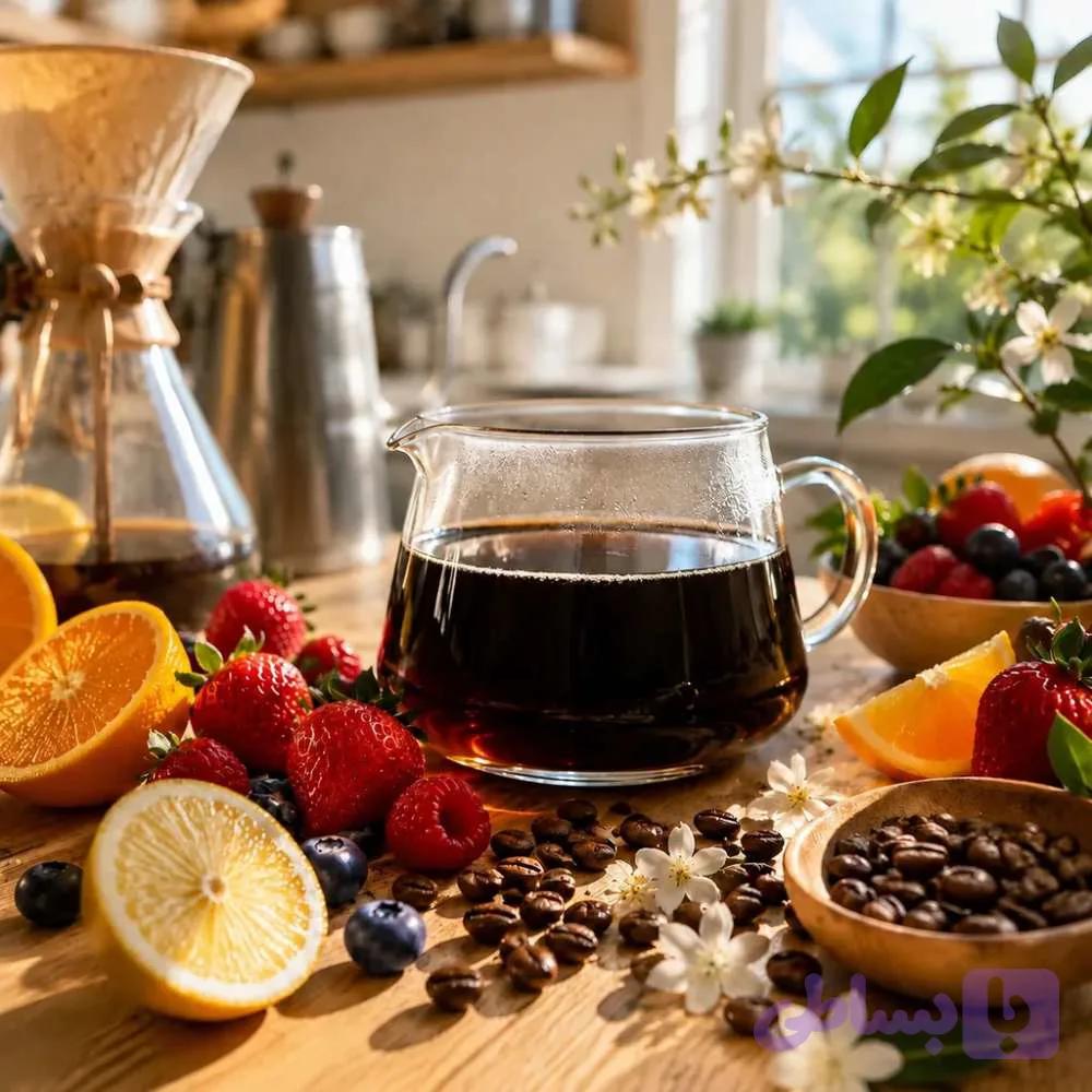 قهوه طعم و عطر میوه ای Fruit Bright