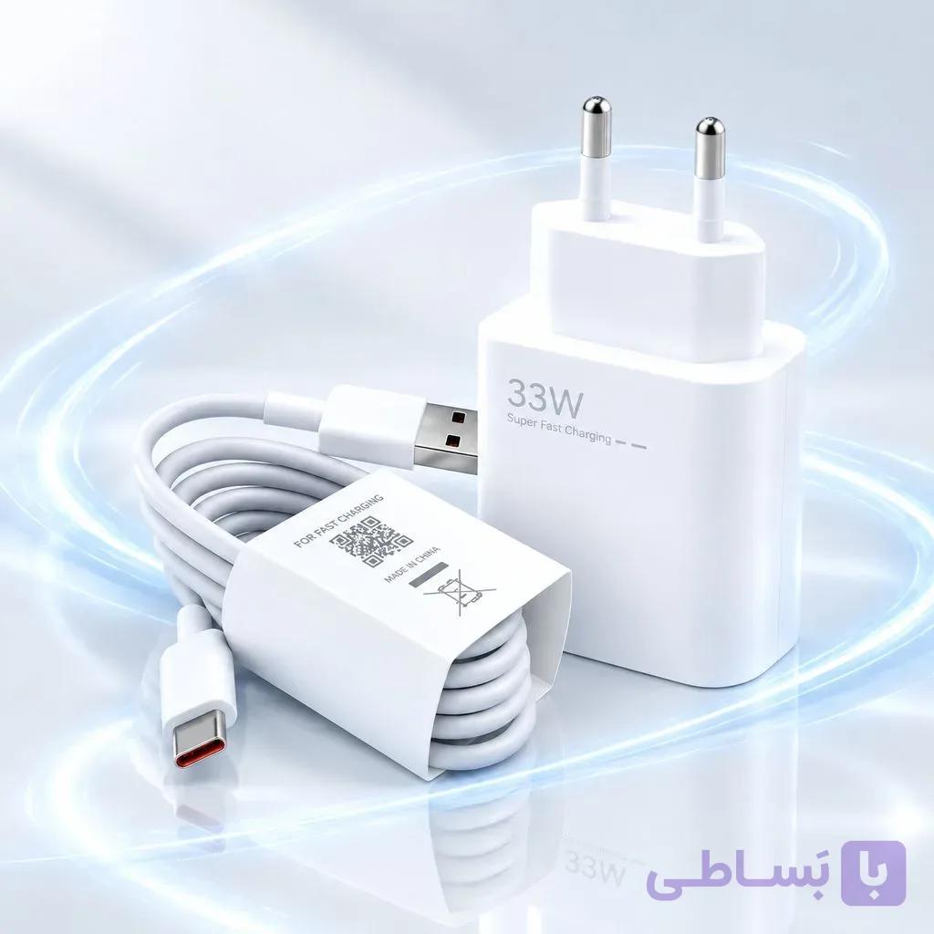 شارژر اورجینال 33W شیائومی سرکارتنی (Super Fast Charging) — تصویر 1
