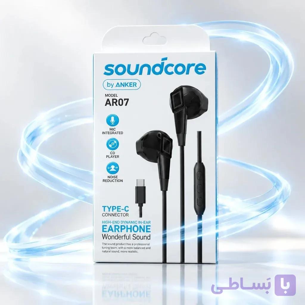 هندزفری سیمی انکر مدل A07 سوکت USB‑C — تصویر 1