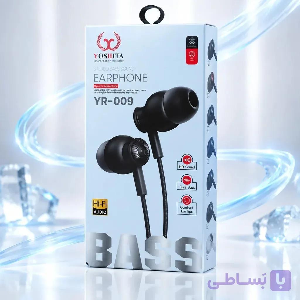 هندزفری سیمی یوشیتا مدل YR-009 — تصویر 1