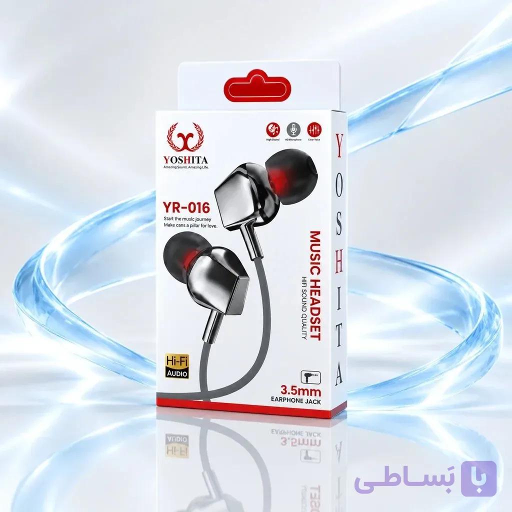 هندزفری سیمی یوشیتا مدل YR-016 — تصویر 1