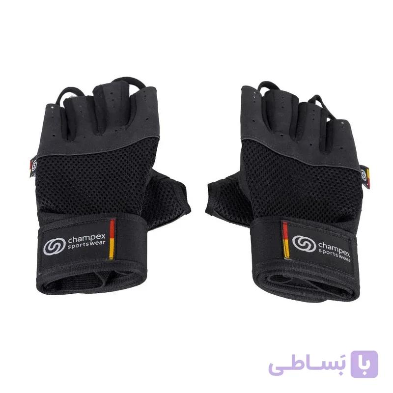 دستکش بدنسازی مچدار (Champex) — تصویر 1