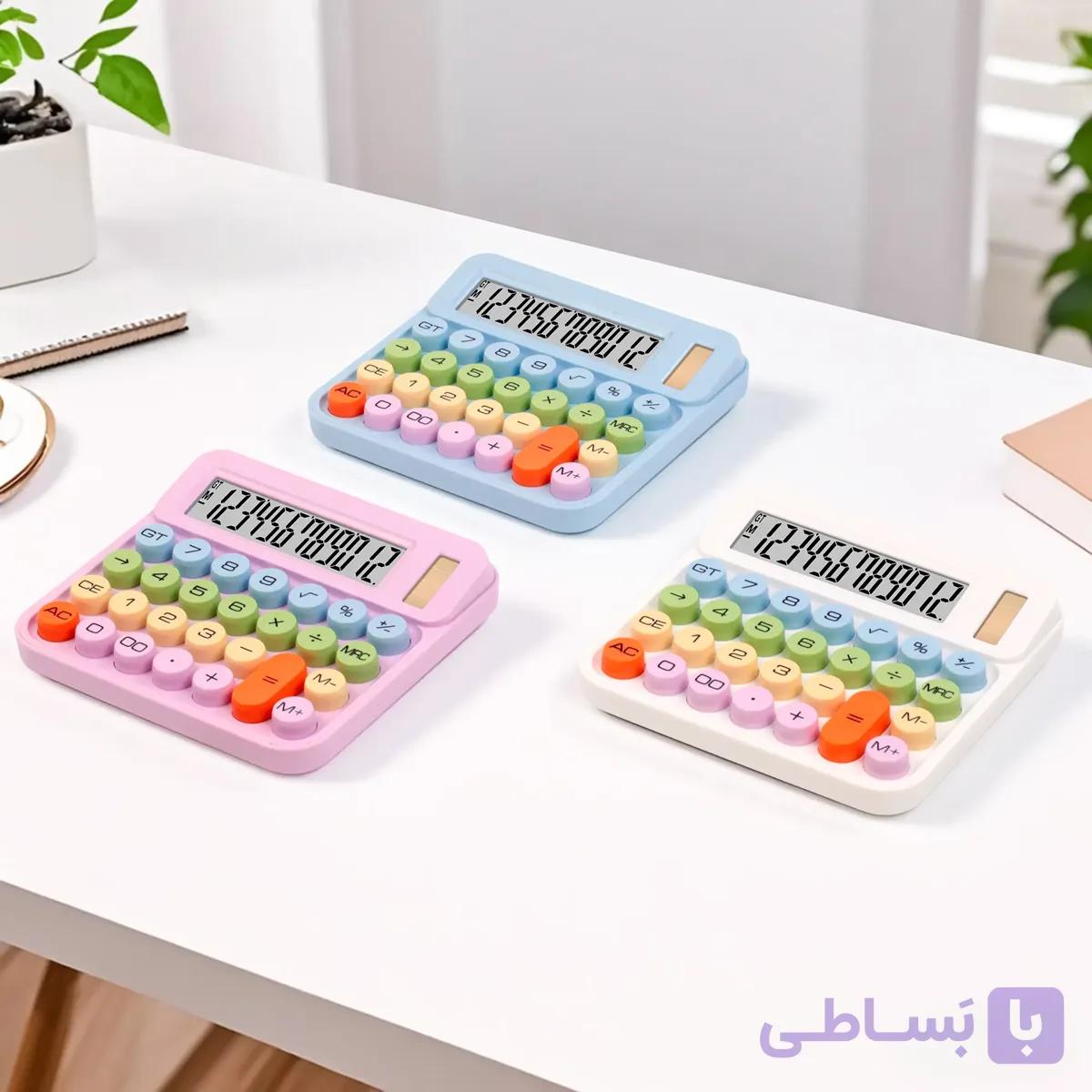 ماشین حساب فانتزی  مدل 2811C پاستیلی و مقاوم