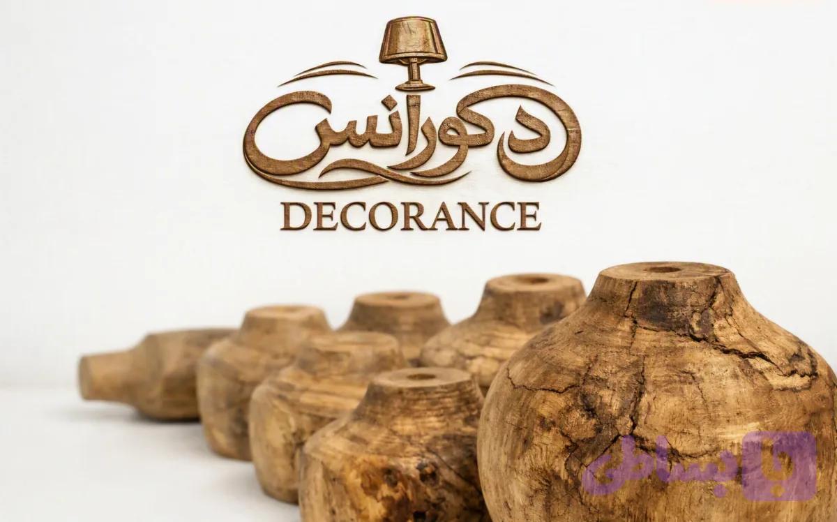گلدان چوبی روستیک