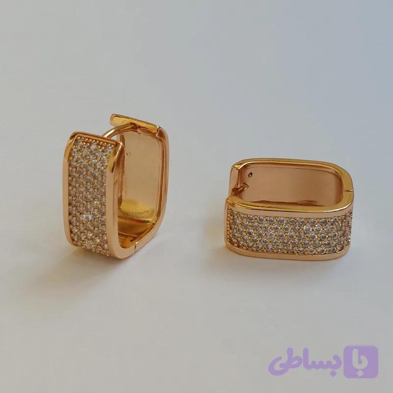 گوشواره حلقه ای زنانه ژوپینگ مدل A78 — تصویر 1