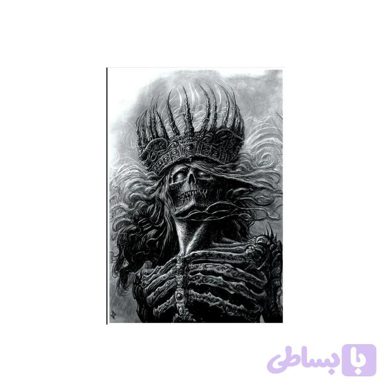 استیکر لپ تاپ گراسیپا طرح اسکلت کد 02 تولیدی مستر لوکسینو